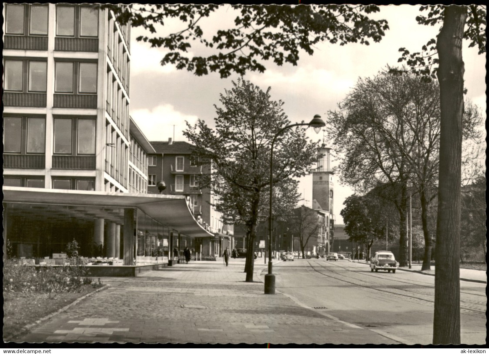 Ansichtskarte Hagen (Westfalen) Körnerstraße Und Rathaus 1960 - Hagen