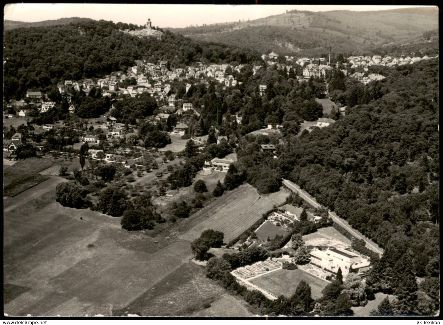 Falkenstein-Königstein (Taunus) Panorama Luftkurort Falkenstein Taunus 1960 - Königstein