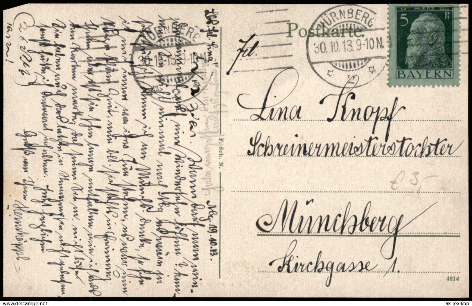 Ansichtskarte Nürnberg Neutor Mit Nürnberger Burg 1913 - Nuernberg