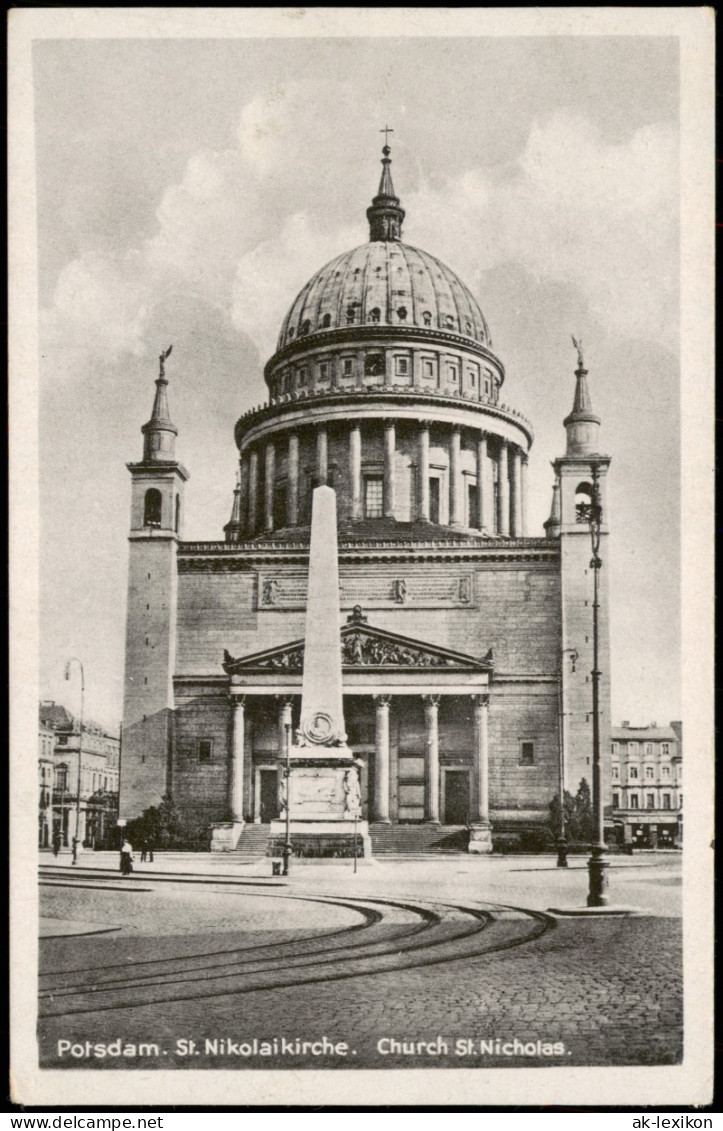 Ansichtskarte Potsdam St. Nikolaikirche Church St. Nicholas 1930 - Potsdam