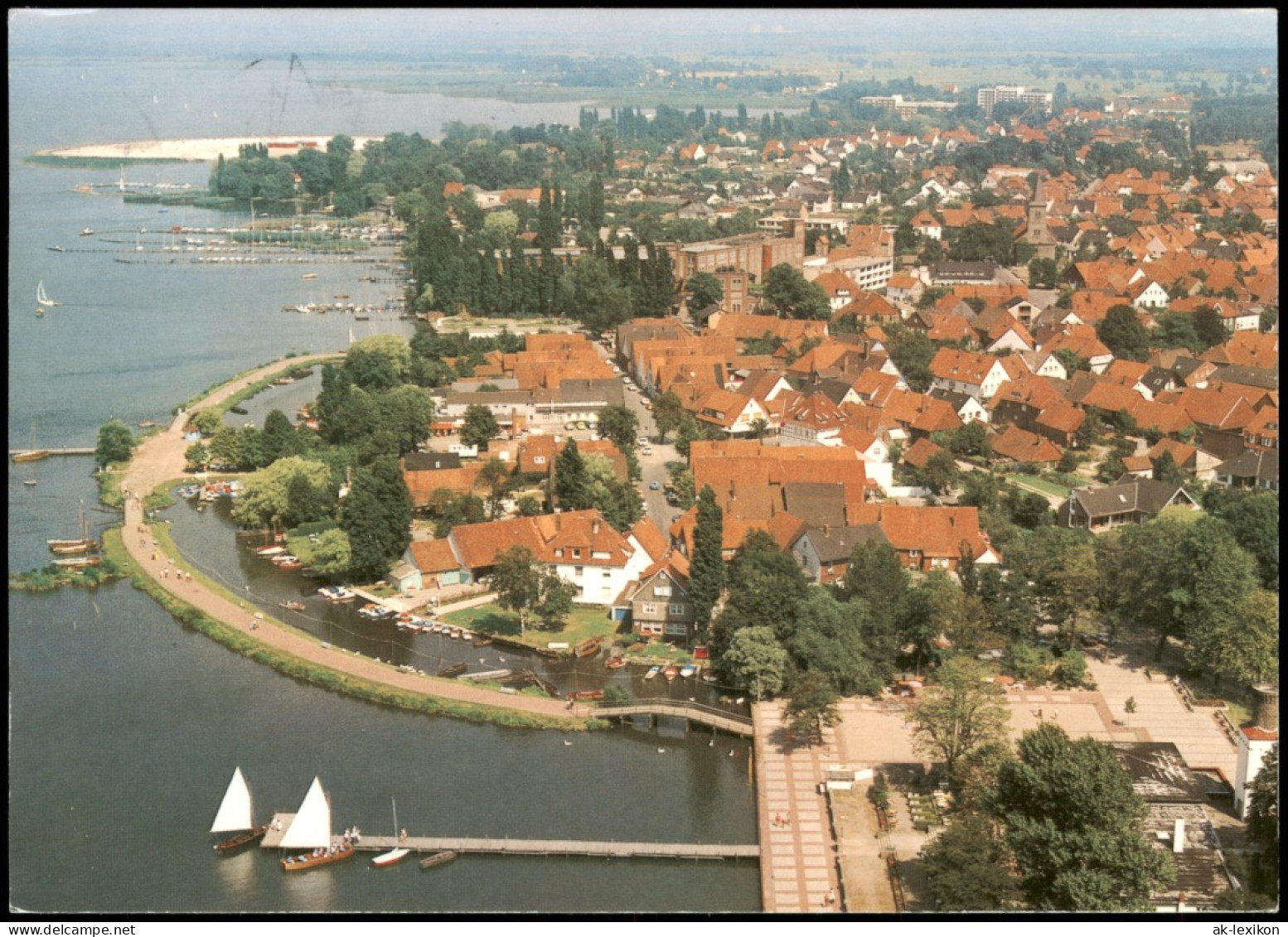 Ansichtskarte Steinhude-Wunstorf Luftaufnahme 1991 - Wunstorf