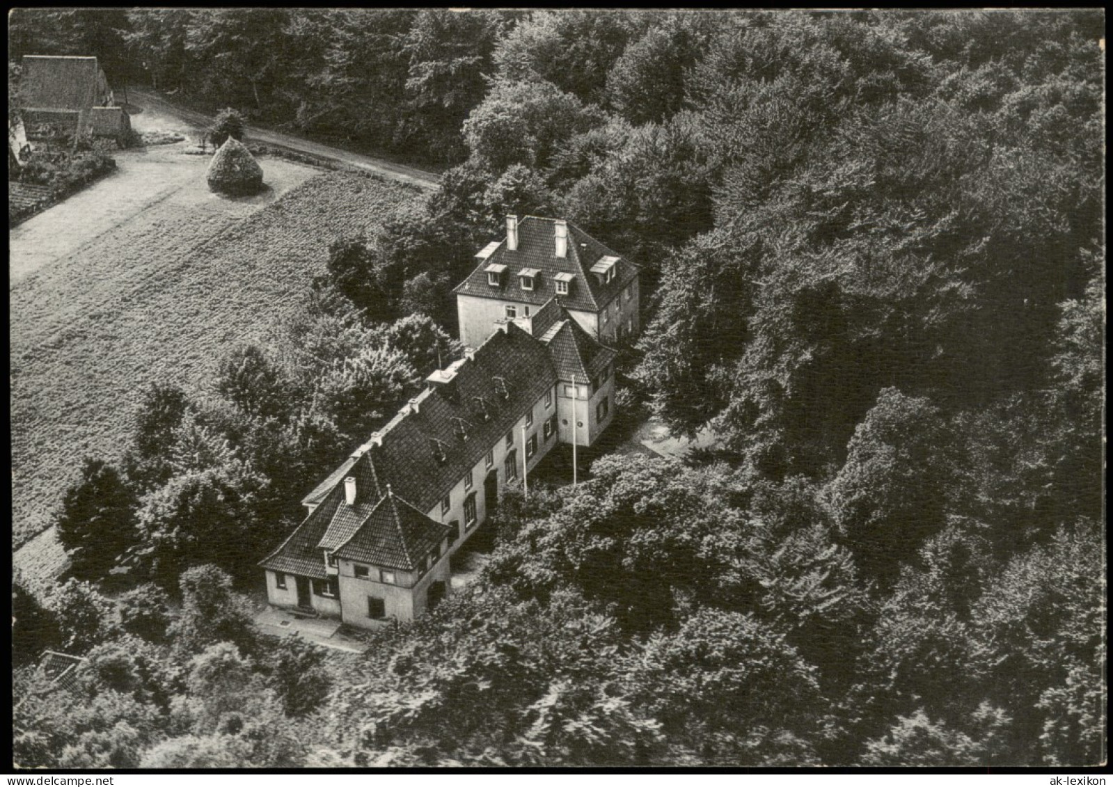 Recklinghausen Luftaufnahme Jugendherberge Oer Sinsener Str. 1950 - Recklinghausen