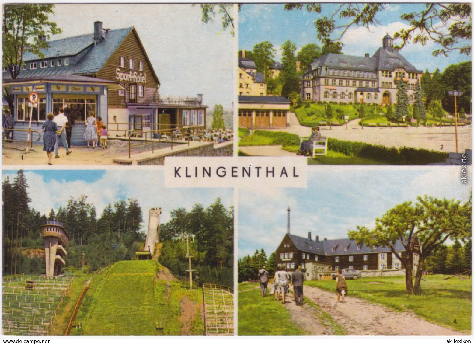Klingenthal HOG Sport-Hotel Rathaus Große Aschbergschanze Jugendherberge   1984 - Klingenthal