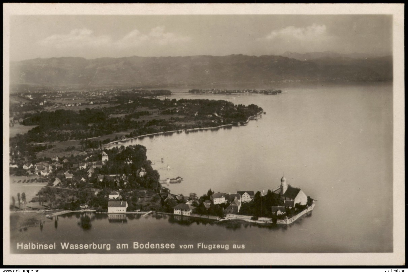 Wasserburg Am Bodensee Halbinsel Wasserburg Am Bodensee Vom Flugzeug Aus 1931 - Wasserburg (Bodensee)