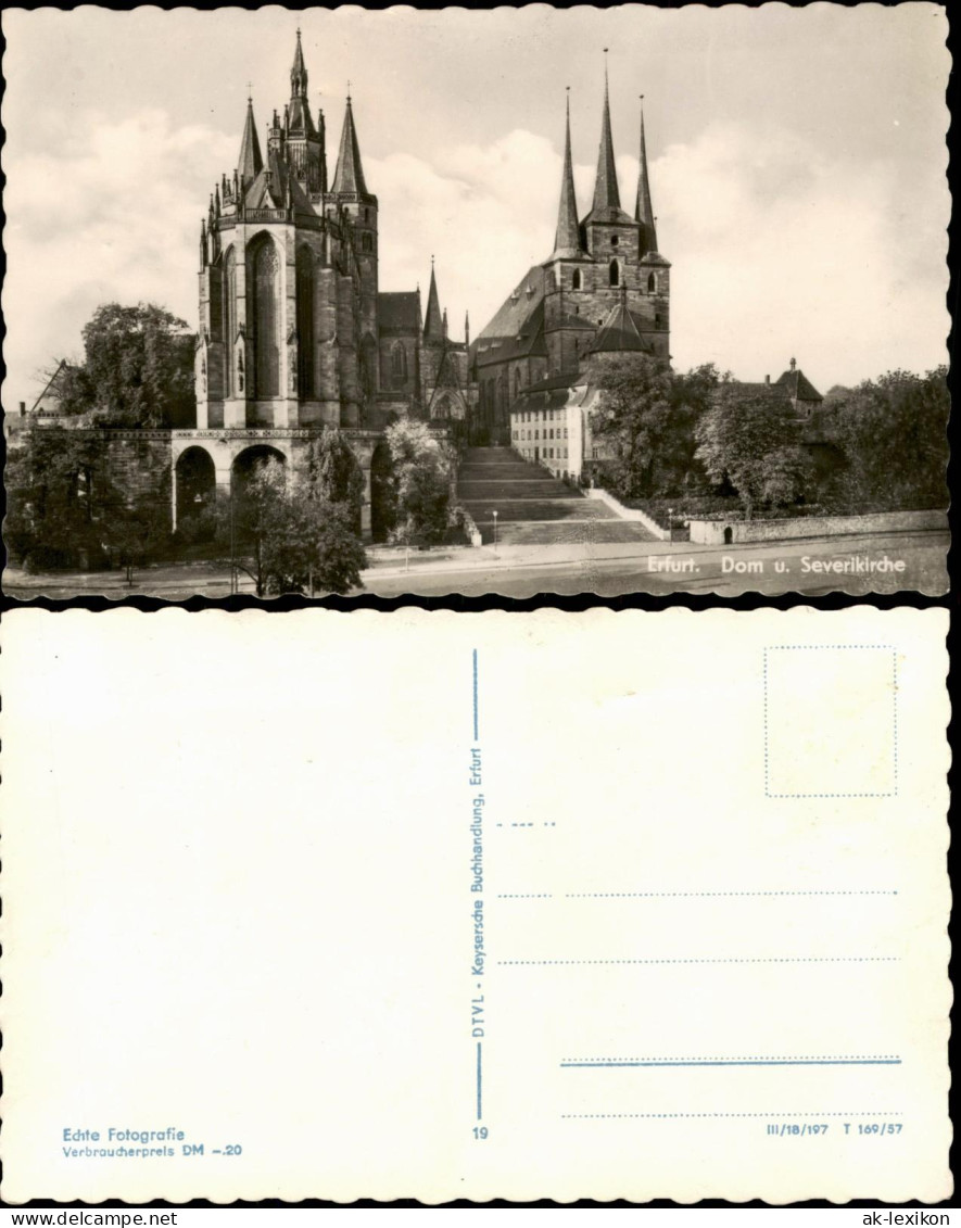 Ansichtskarte Erfurt St. Severikirche, Fotokarte 1957 - Erfurt