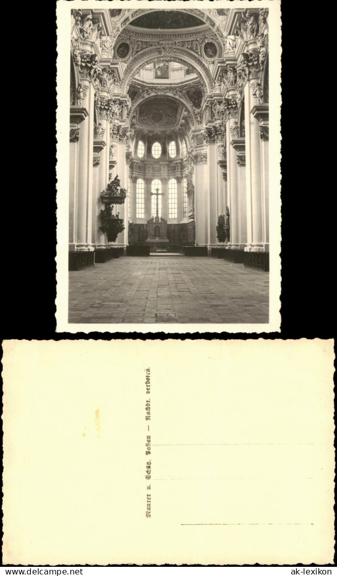 Ansichtskarte Passau Kirche - Innen, Fotokarte 1932 - Passau