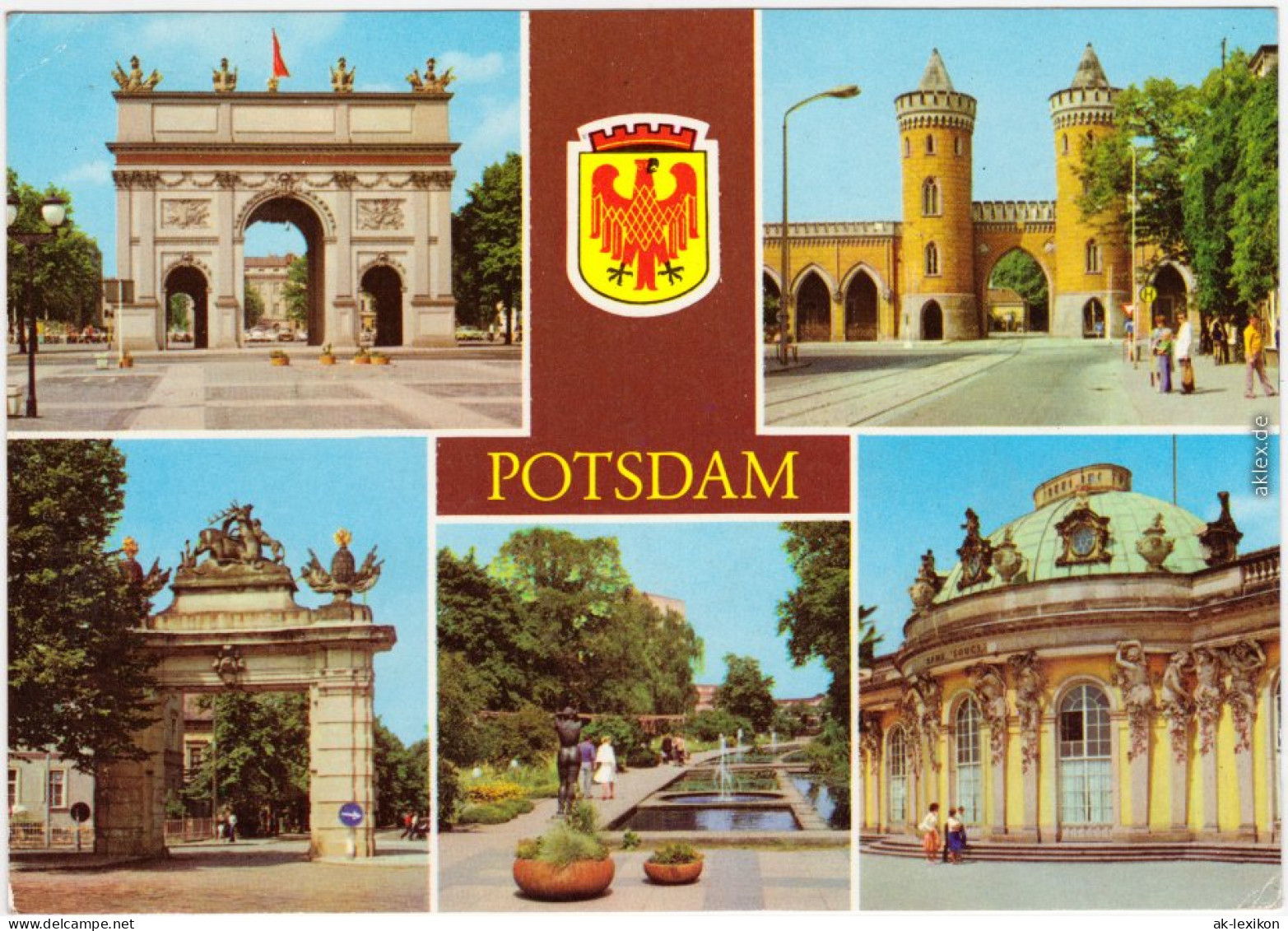 Potsdam Brandenburger Tor, Nauener Tor, Jägertor, Freundschaftsinsel,   1982 - Potsdam