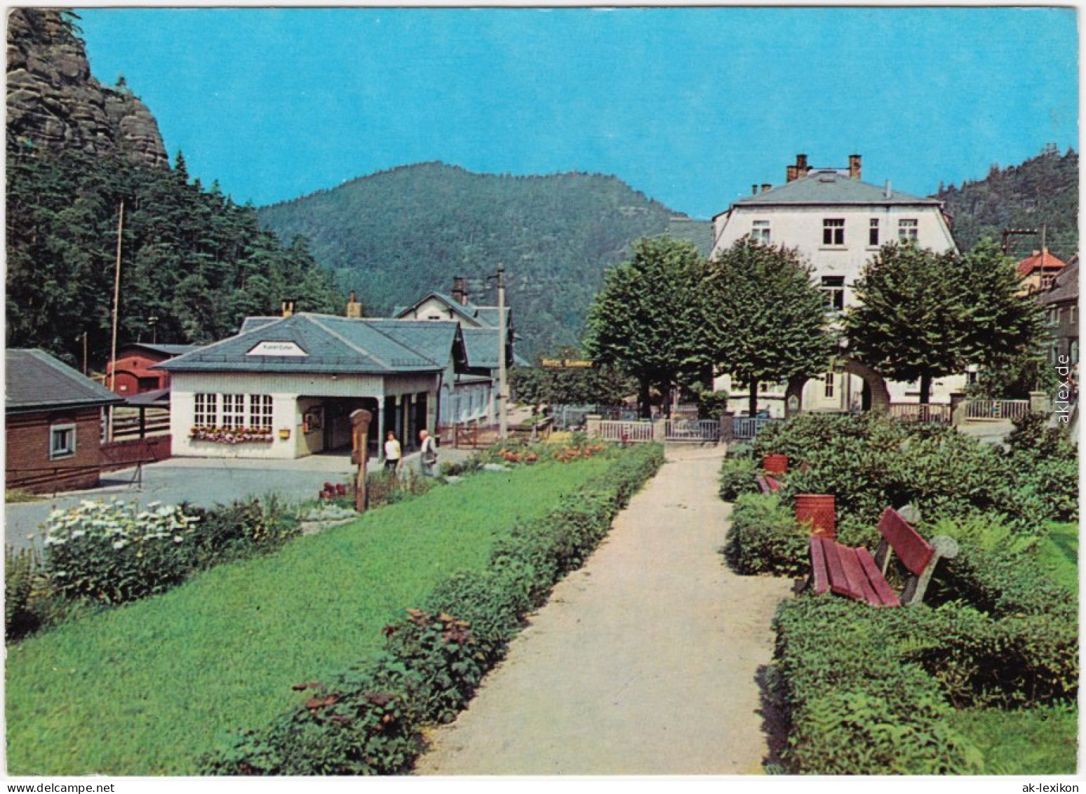 Ansichtskarte Oybin Bahnhof OBERLAUSITZ B ZITTAU 1971 - Oybin