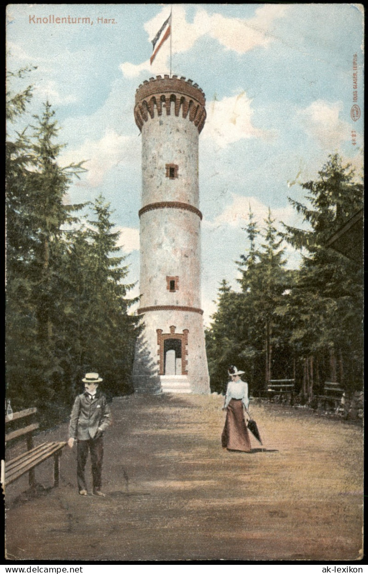Ansichtskarte Herzberg (Harz) Knollenturm, Harz. 1912 - Herzberg