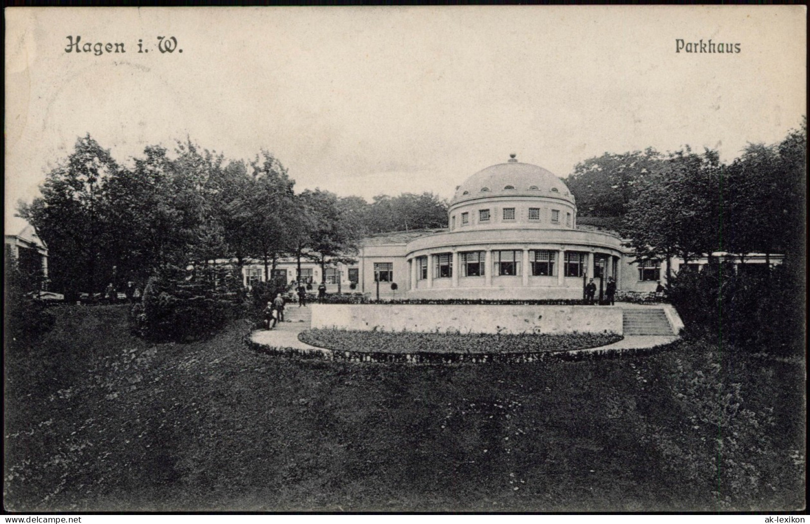 Ansichtskarte Hagen (Westfalen) Parkhaus 1909 - Hagen