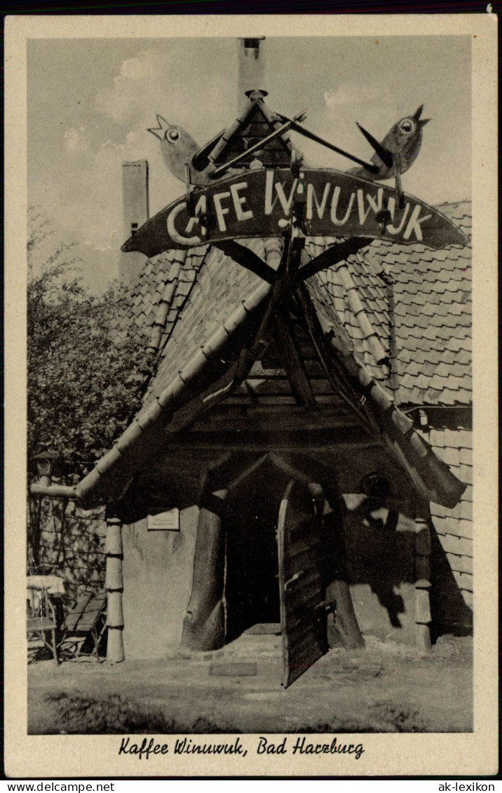 Ansichtskarte Bad Harzburg Kaffeehaus Winuwuk 1940 - Bad Harzburg