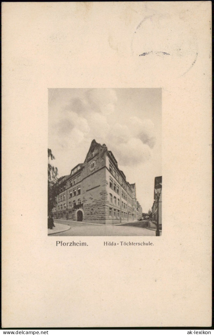 Ansichtskarte Pforzheim Hilda - Töchterschule. 1911 - Pforzheim