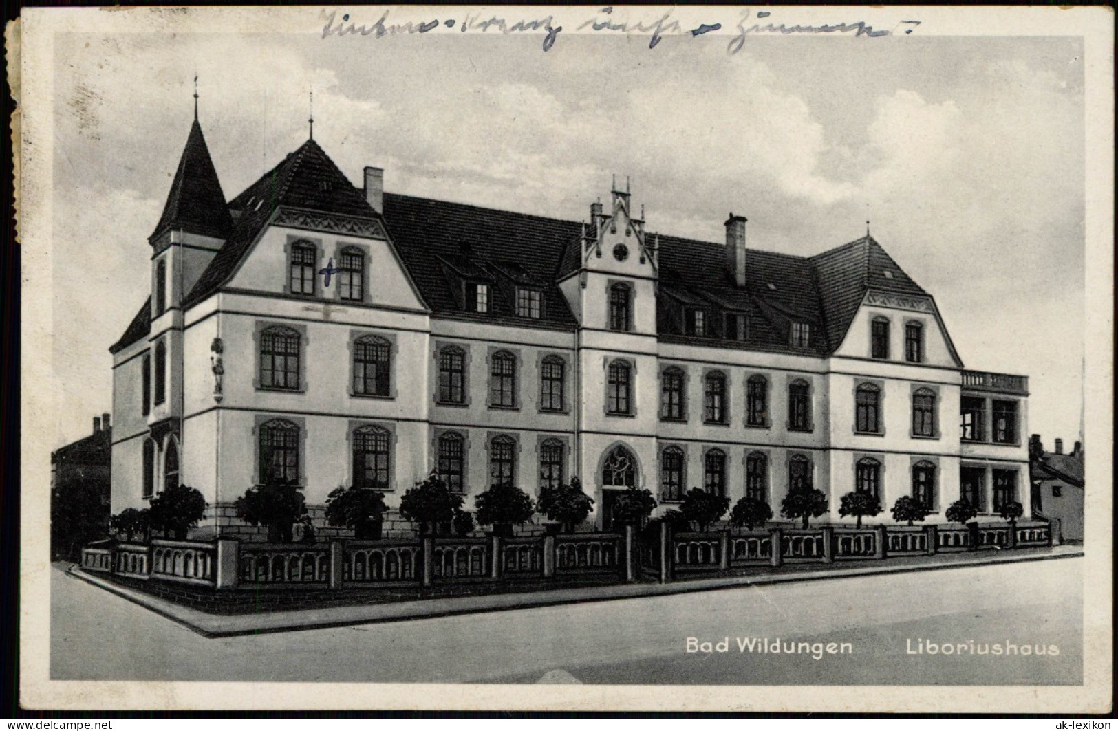 Ansichtskarte Bad Wildungen Liboriushaus 1935 - Bad Wildungen