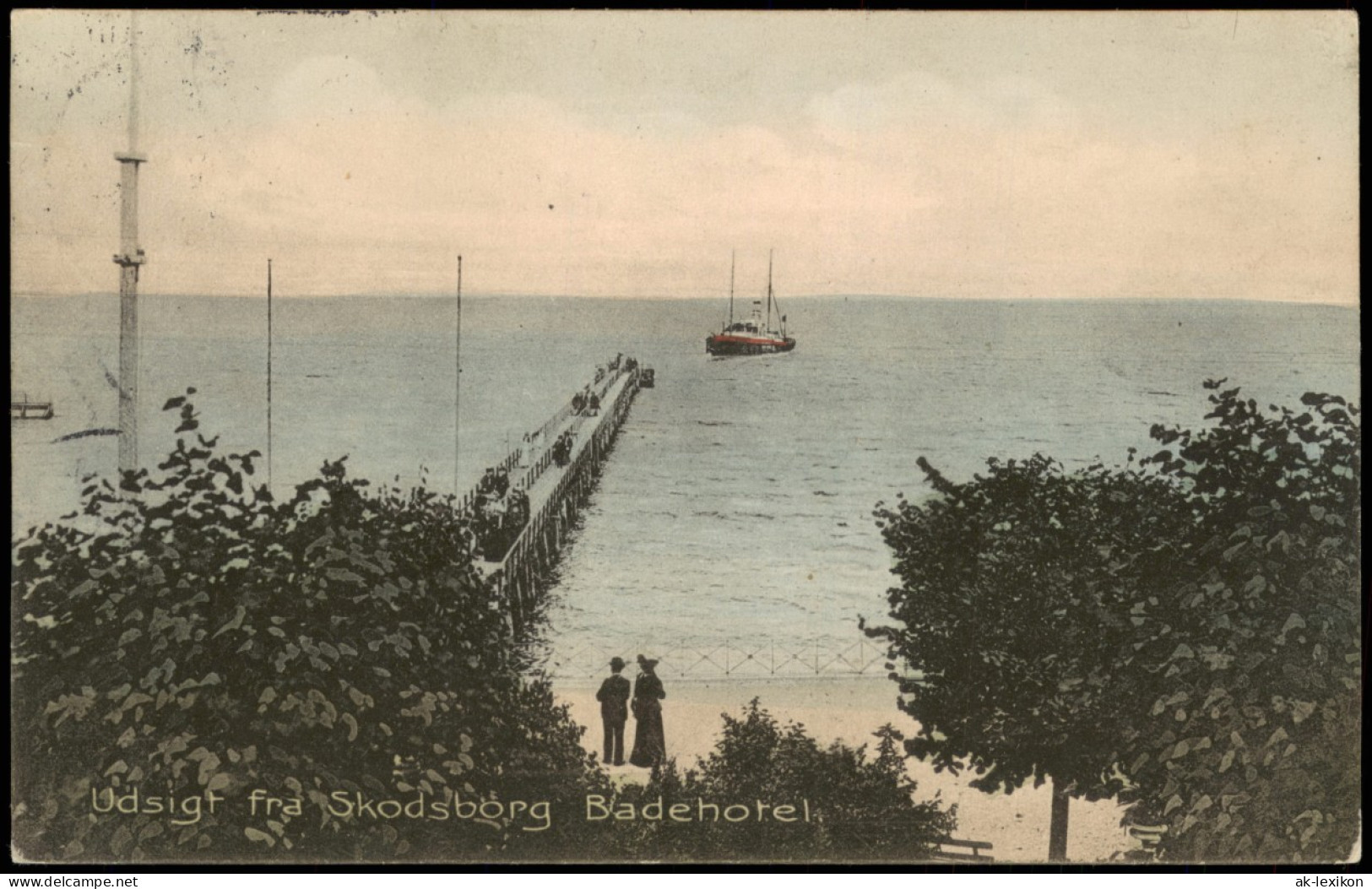 Postcard Skodsborg Skodsborg Udsigt Fra Skodsborg Badehotel 1910 - Dänemark