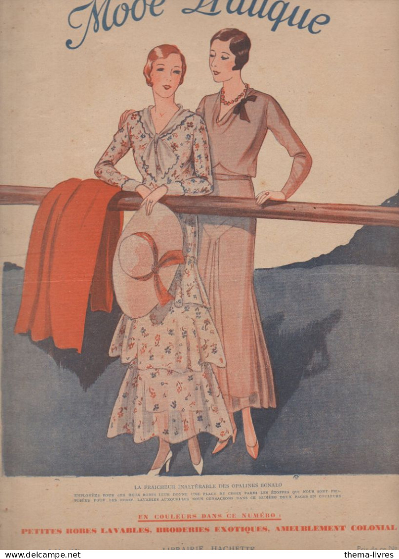 Revue  MODE PRATIQUE  N° 18 Du 2 Mai 1931  Avec Belle Couverture Illustrée    (CAT4084 / 31 / 18) - Fashion
