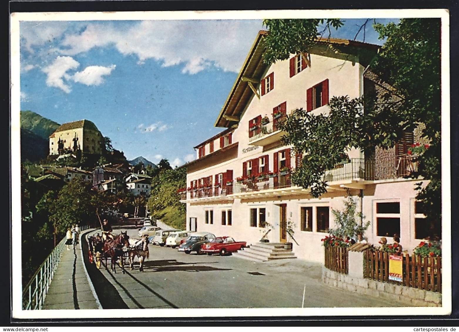 Cartolina Schenna, Gasthof Und Restaurant Schennaerhof  - Autres & Non Classés