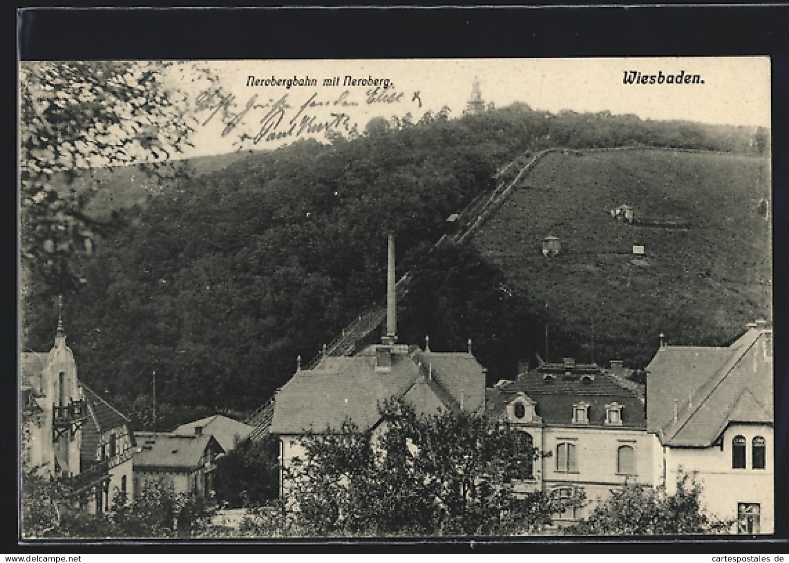 AK Wiesbaden, Nerobergbahn Mit Neroberg  - Sonstige & Ohne Zuordnung