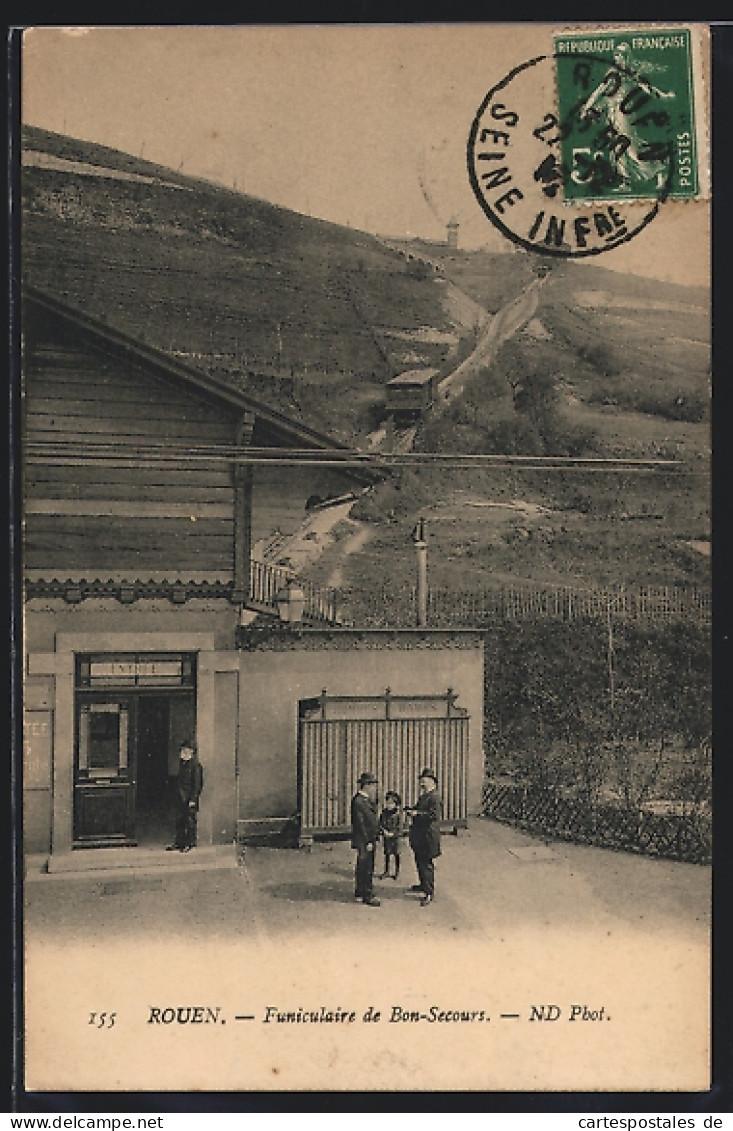 AK Rouen, Funiculaire De Bon-Secours  - Autres & Non Classés