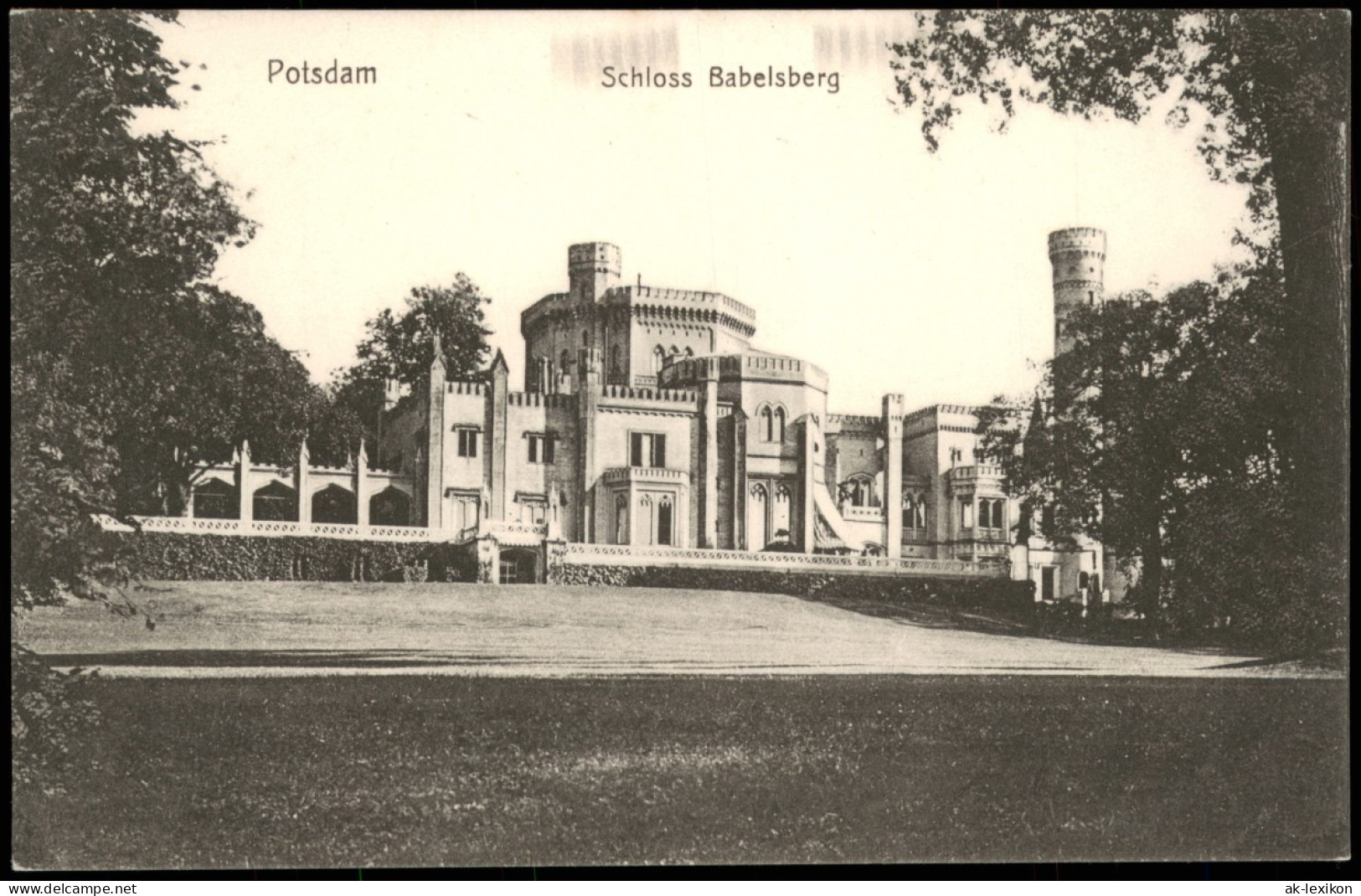 Ansichtskarte Babelsberg-Potsdam Schloß 1913 - Potsdam