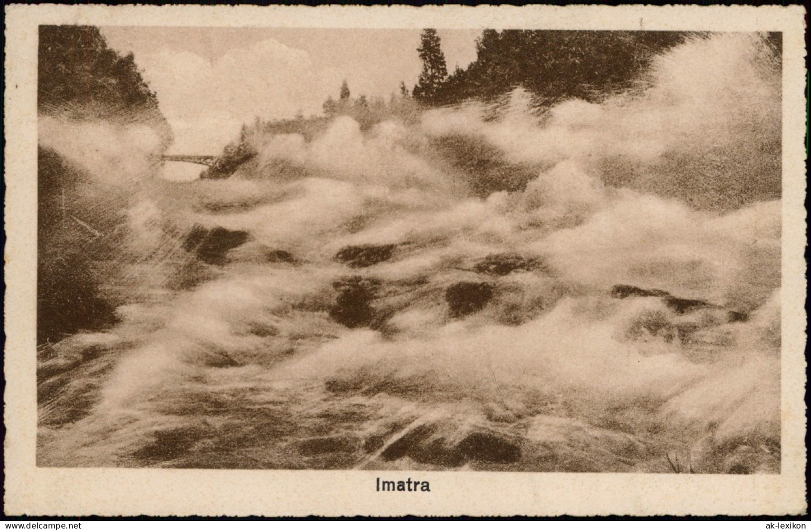 Postcard Imatra Umland Karelien Suomi 1928 - Finnland