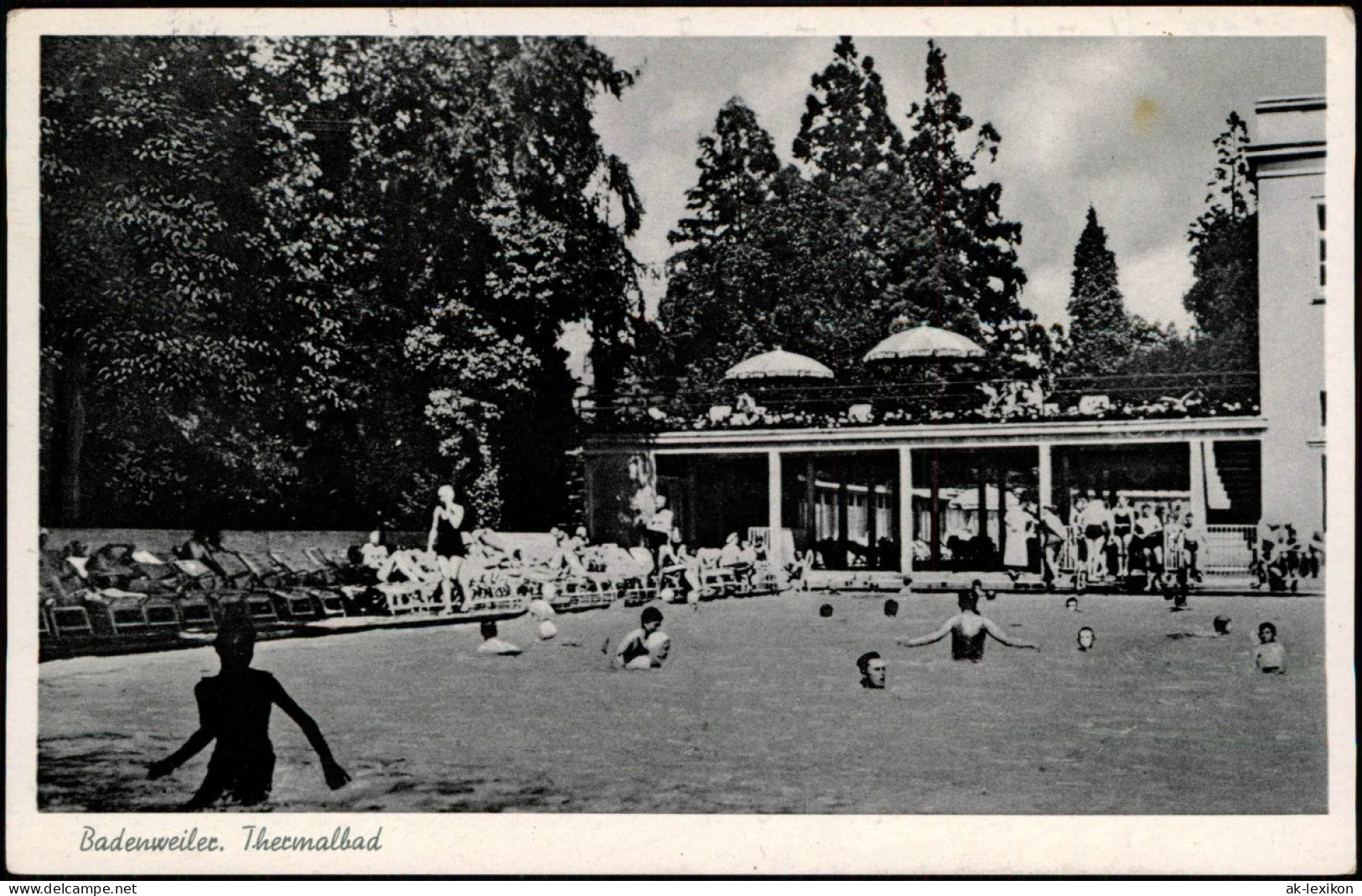 Ansichtskarte Badenweiler Thermalbad 1957 - Badenweiler