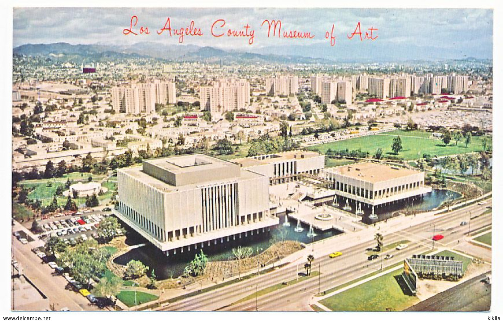 CPSM 9 X 14 Etats Unis USA (128) California LOSANGELES County Museum Of Art Spectacular Aerial Of This Breathtaking Site - Los Angeles