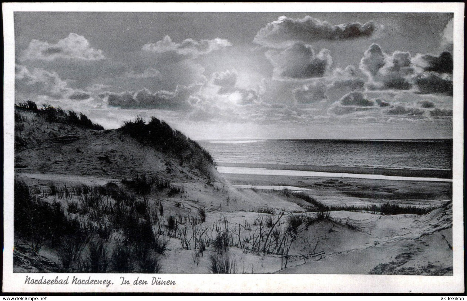 Ansichtskarte Norderney Stimmungsbild In Den Dünen 1956 - Norderney