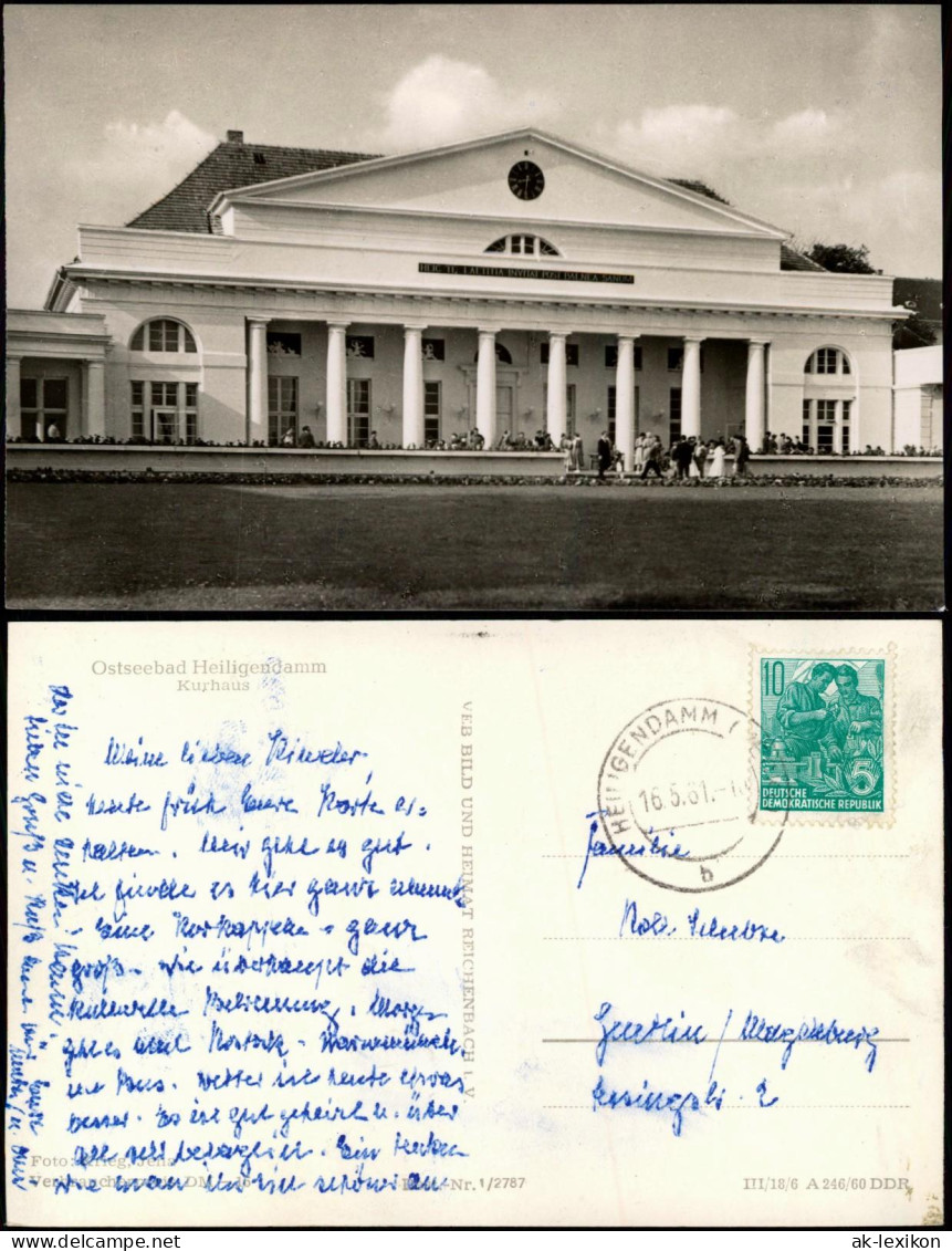 Ansichtskarte Heiligendamm-Bad Doberan Kurhaus 1960 - Heiligendamm