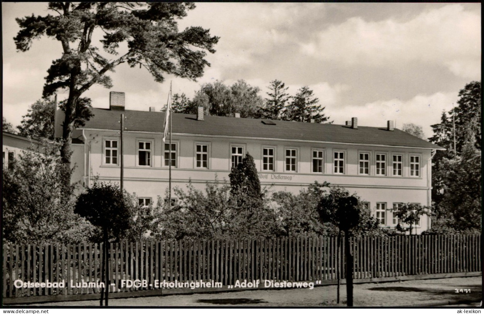 Ansichtskarte Lubmin FDGB.Erholungsheim Adolf Diesterweg 1961 - Lubmin