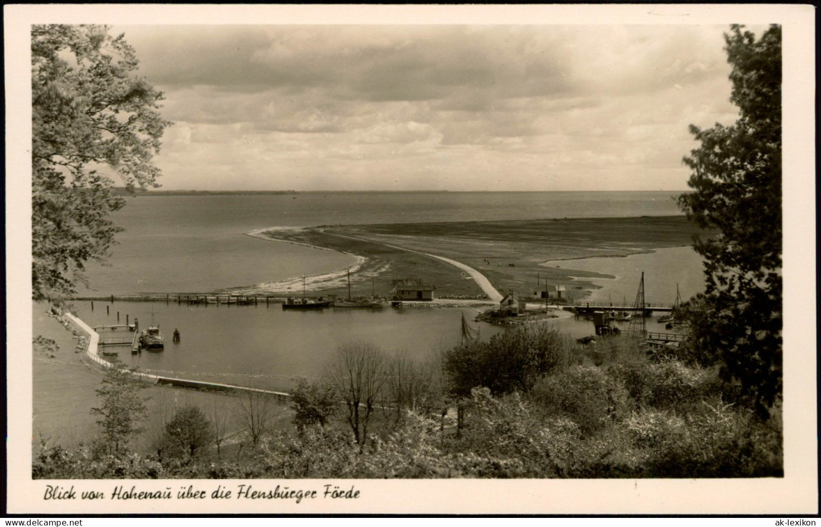 Ansichtskarte Flensburg Blick Von Hohenau über Die Flensburger Förde 1938 - Flensburg