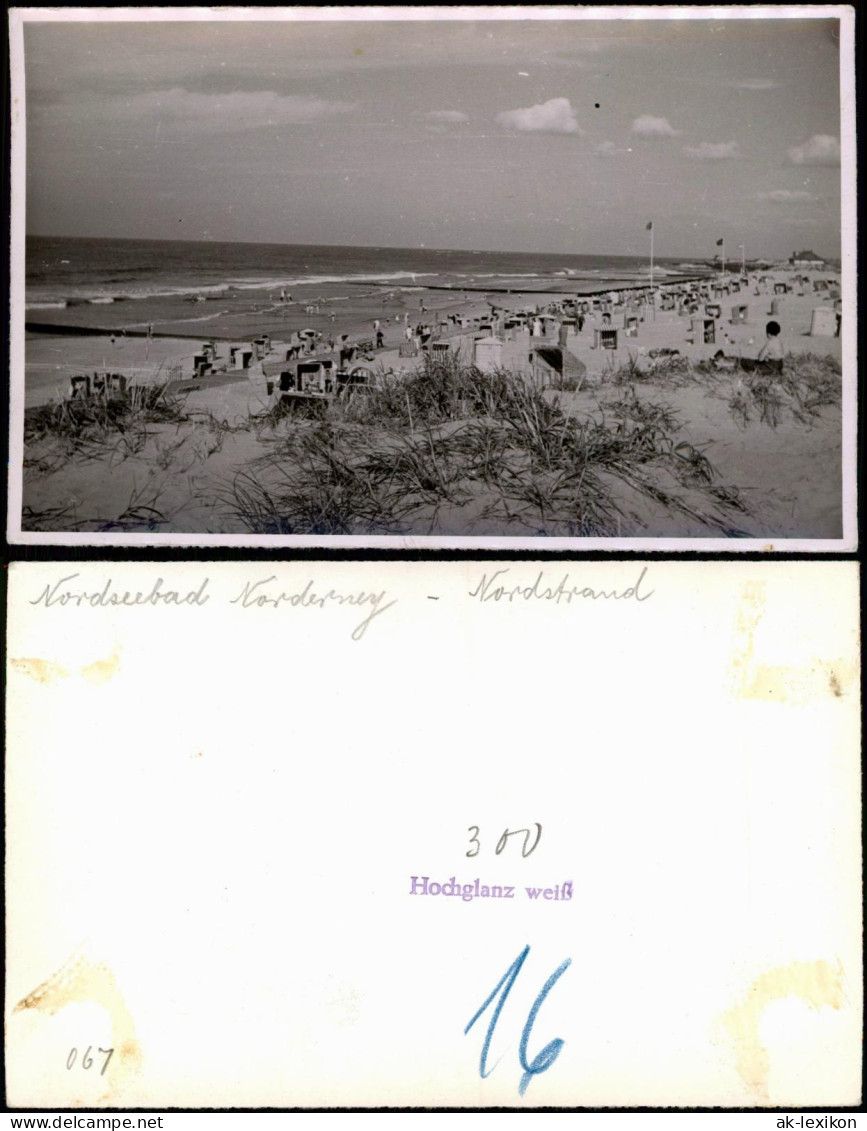 Ansichtskarte Norderney Strand, Strandleben - Fotokarte Nordstrand 1938 - Norderney