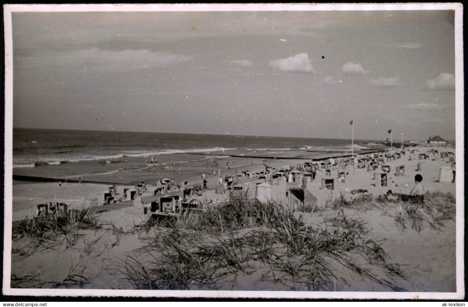 Ansichtskarte Norderney Strand, Strandleben - Fotokarte Nordstrand 1938 - Norderney