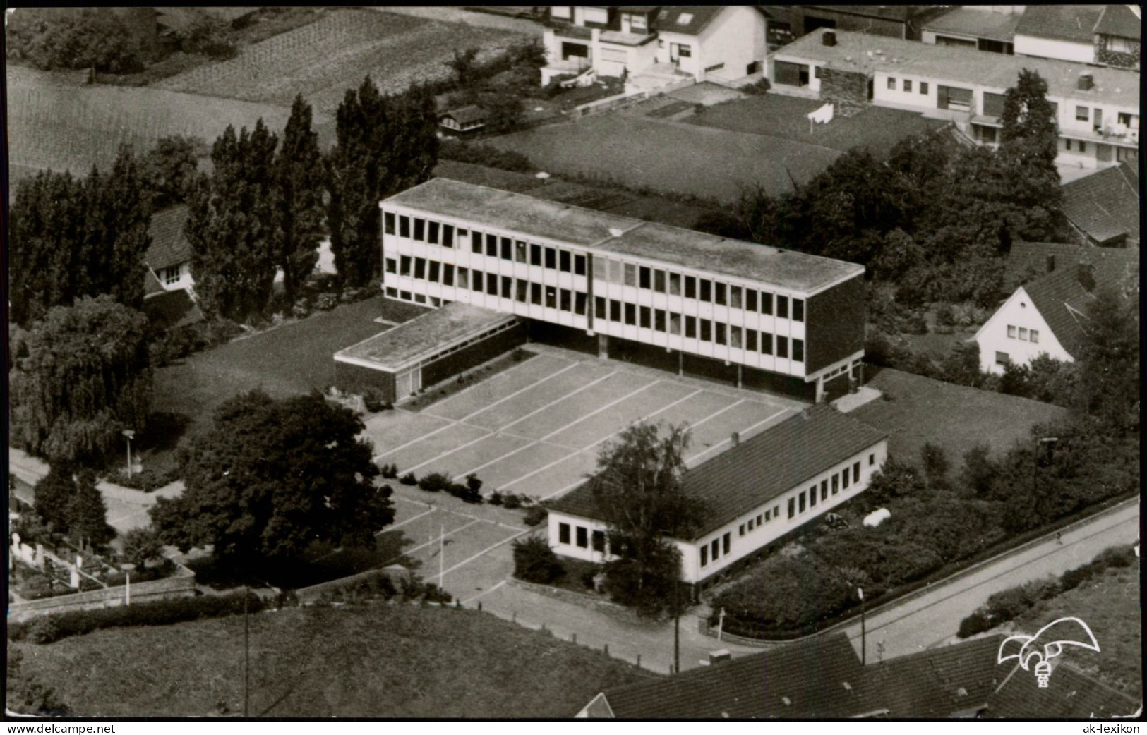 Ansichtskarte  Luftbilder / Überflugkarten - Schule - Deutschland 1964 - Unclassified