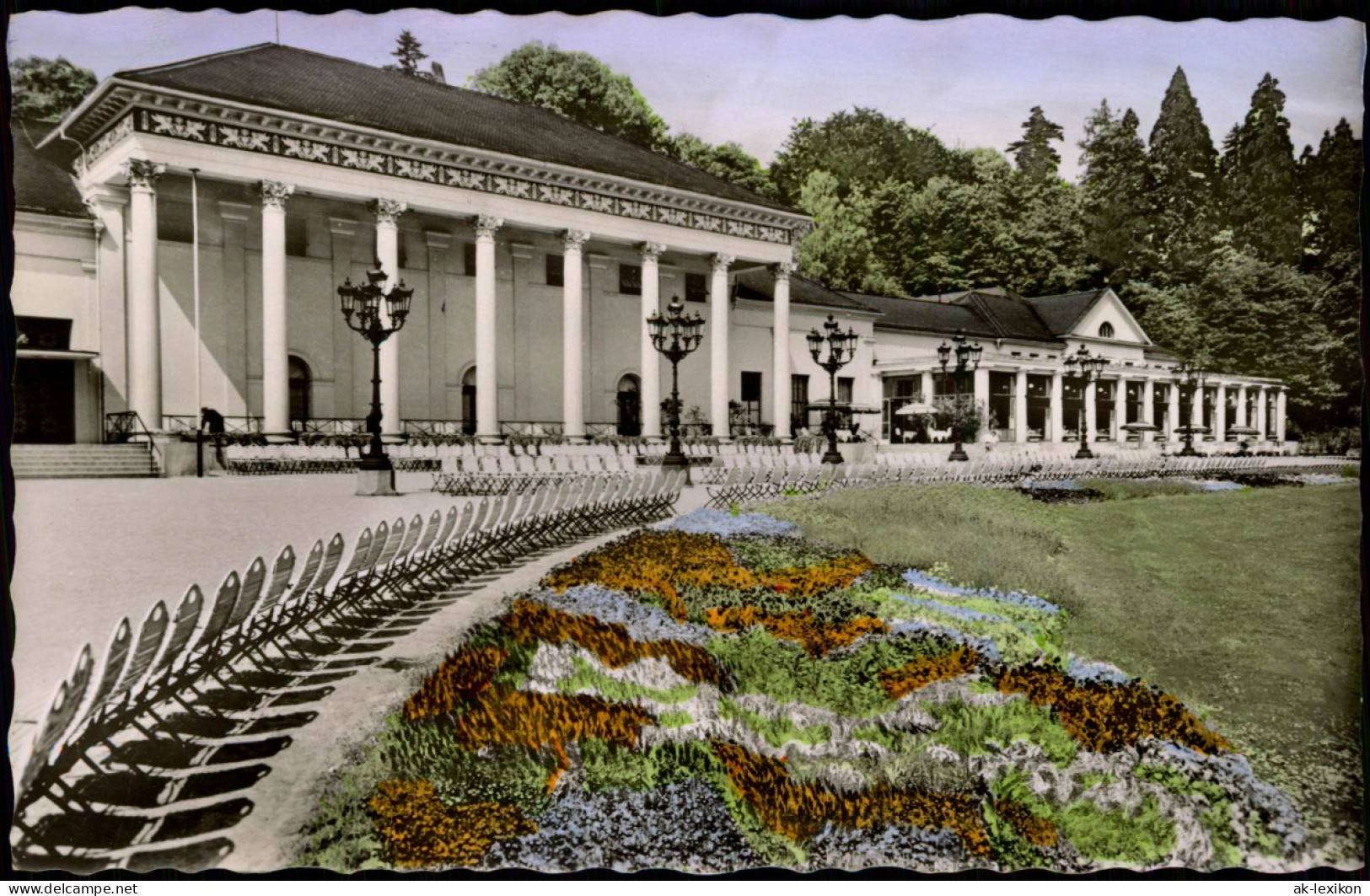 Ansichtskarte Baden-Baden Kurhaus Colorfotokarte 1955 - Baden-Baden