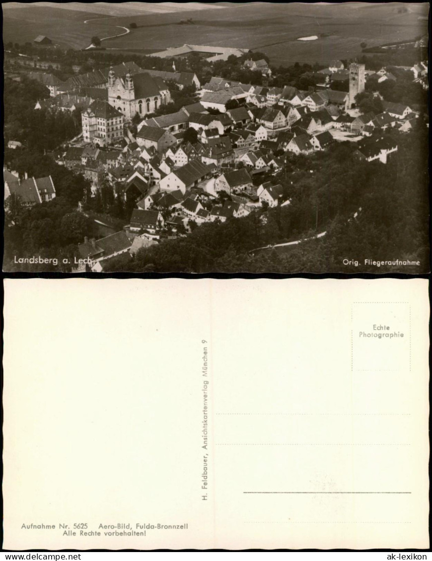 Ansichtskarte Landsberg Am Lech Luftbild Fliegeraufnahme 1940 - Landsberg