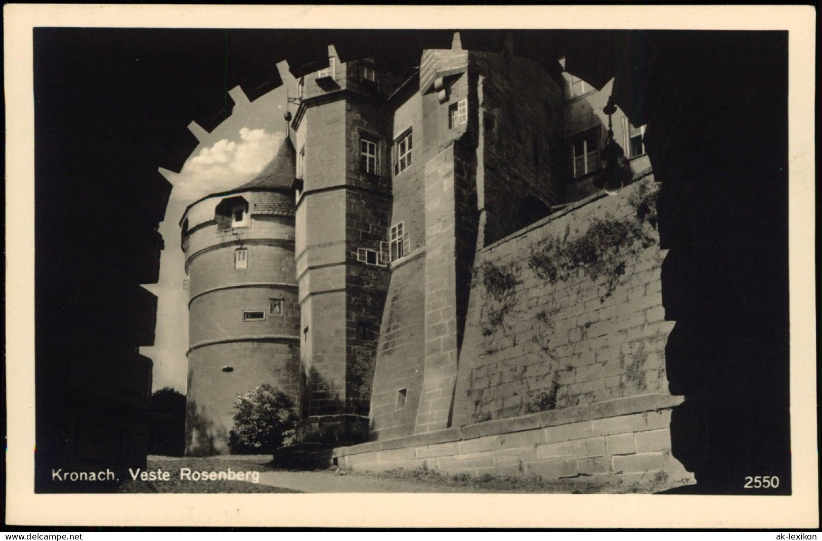 Ansichtskarte Kronach Festung Rosenberg - Fotokunst 1938 - Kronach