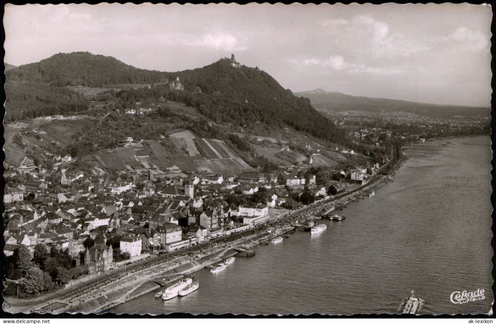 Ansichtskarte Königswinter Luftbild 1958 - Koenigswinter