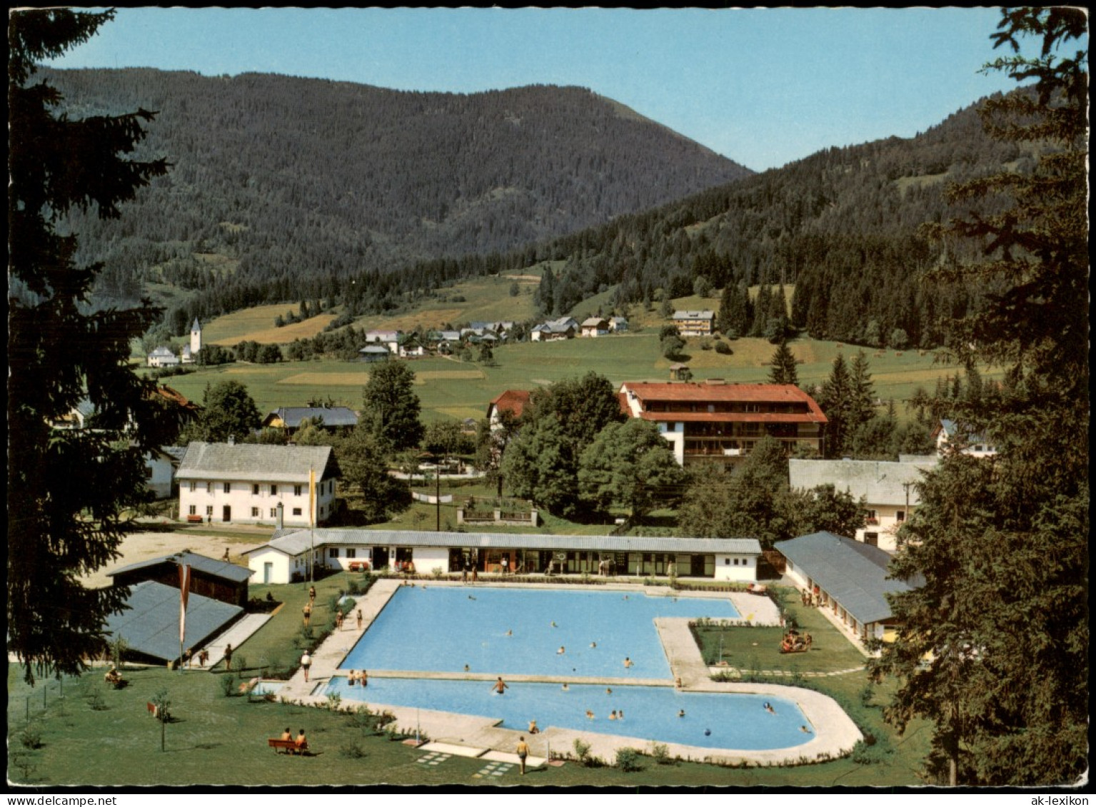 Ansichtskarte  Luftkurort, Schwimmbad Und Kneippbad, Kärnten 1980 - Unclassified