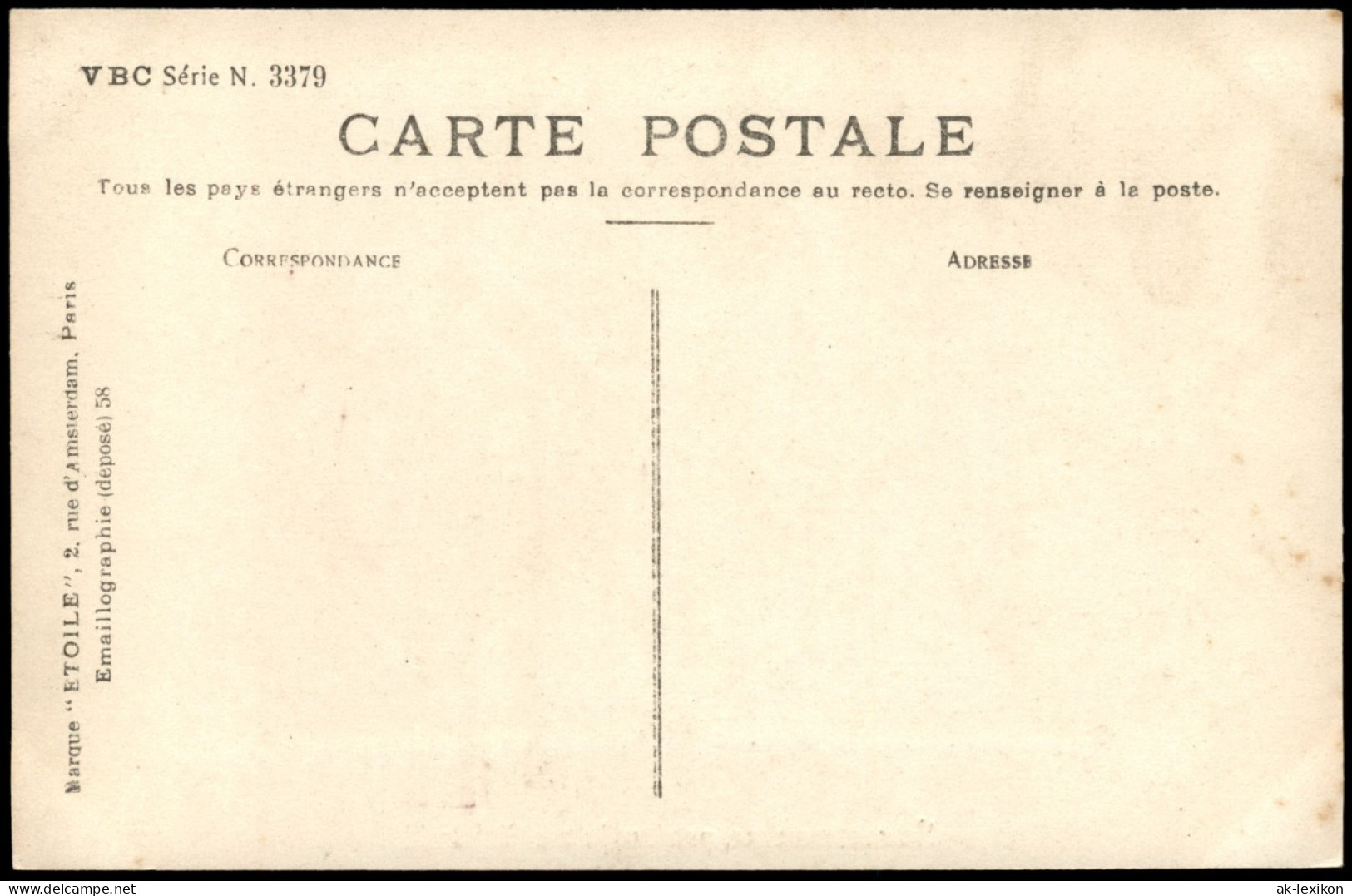 Fotokunst Frankreich: Ne Recommence Pas Ou Je Me Fâcherai! 1910 - Unclassified