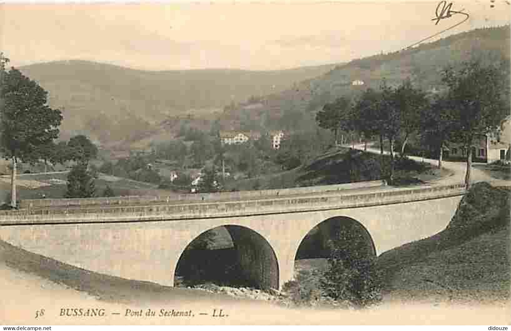 88 - Bussang - Pont Du Sechemat - Voyagée En 1915 - CPA - Voir Scans Recto-Verso - Bussang