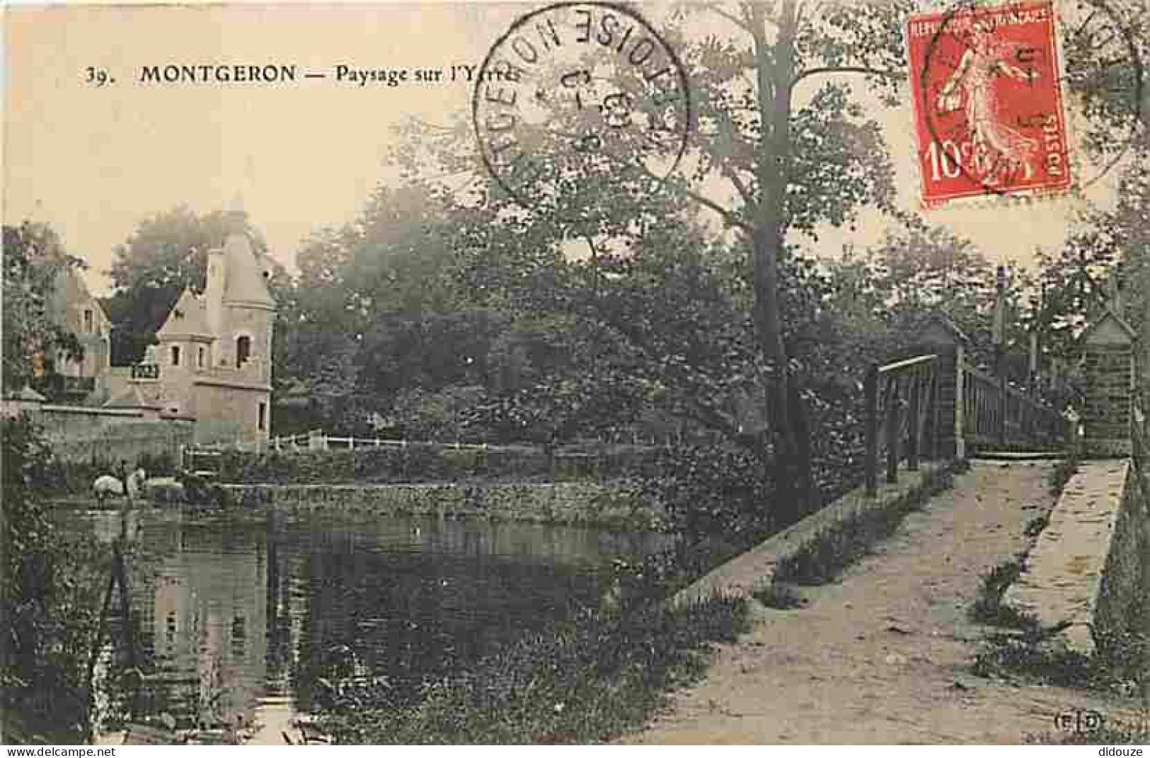 91 - Montgeron - Paysage Sur L'Yeres - CPA - Voir Scans Recto-Verso - Montgeron