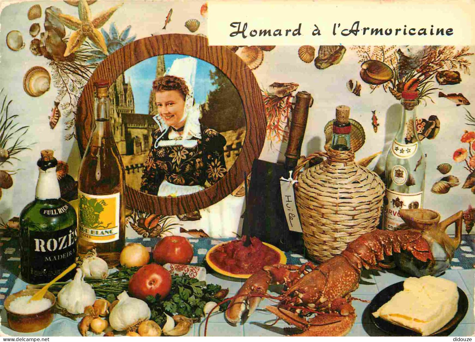 Recettes De Cuisine - Homard à L'Armoricaine - Gastronomie - CPM - Voir Scans Recto-Verso - Küchenrezepte