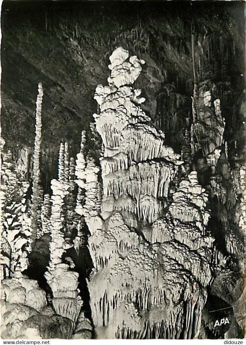 48 - Meyrueis - Grotte De L'Aven Armand - Stalagmite Monumentale Ou Bord Du Gouffre Surmontée Par Le Canard - Mention Ph - Meyrueis