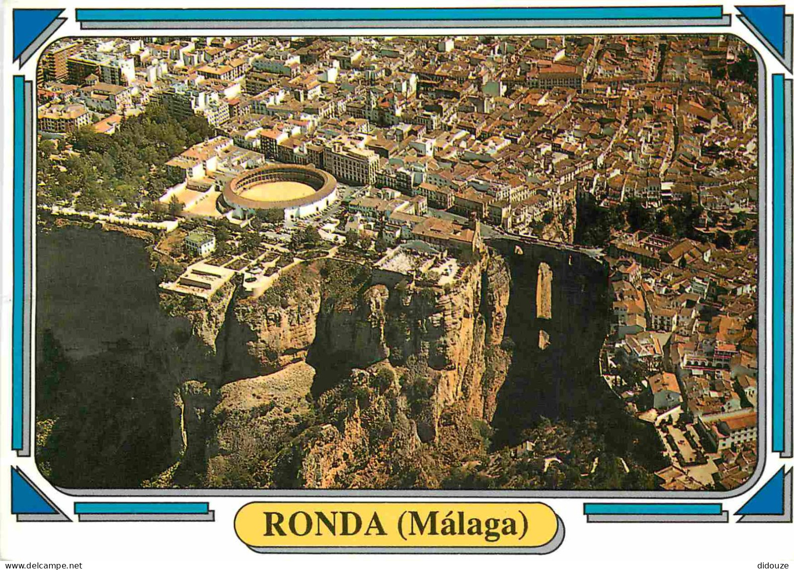 Espagne - Espana - Andalucia - Ronda - Vista Panoramica - Plaza De Toros - Vue Panoramique - Place De Toros - Vue Aérien - Malaga