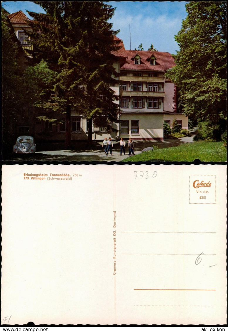 Villingen-Villingen-Schwenningen Erholungsheim Tannenhöhe, 750 M 1963 - Villingen - Schwenningen