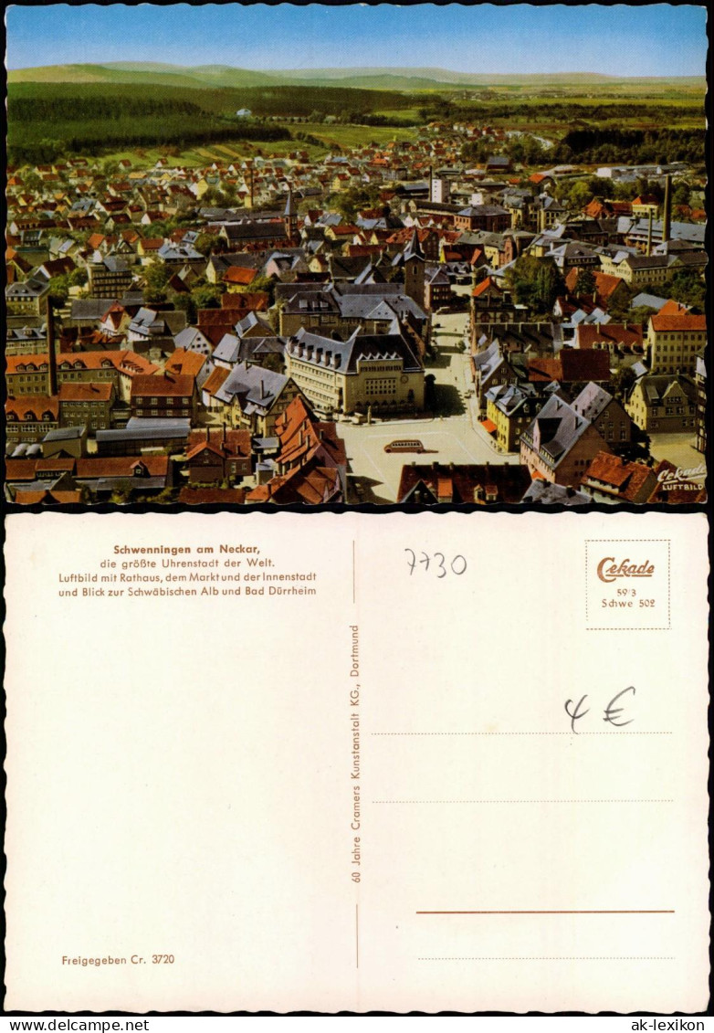 Ansichtskarte Villingen-Schwenningen Luftbild Schwenningen Am Neckar 1959 - Villingen - Schwenningen