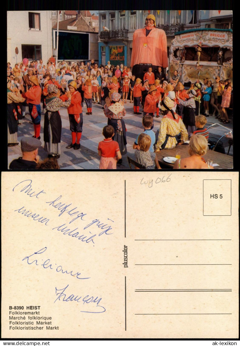 Postkaart Heist-Knokke-Heist Folkloremarkt Marché Folklorique 1978 - Heist