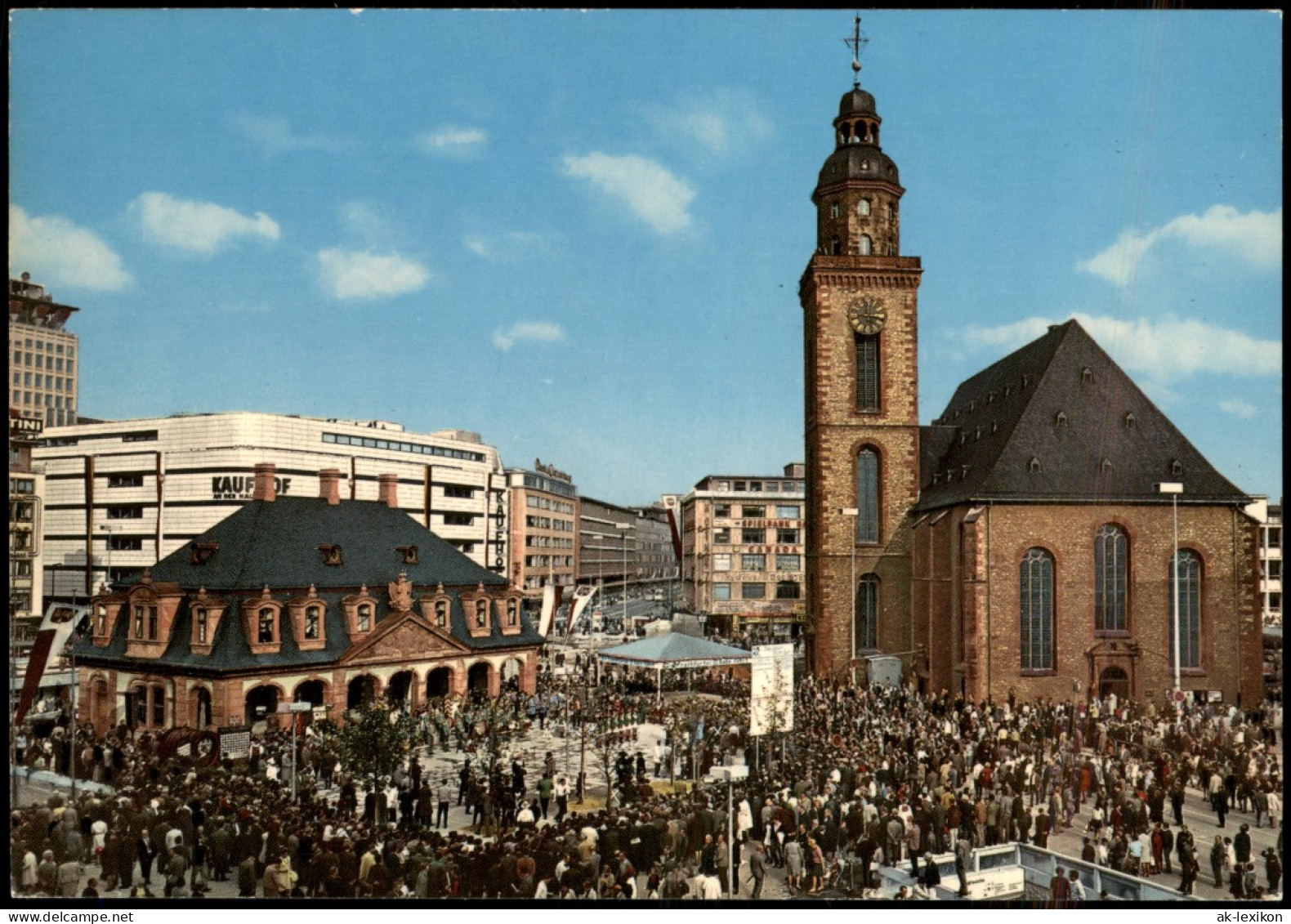 Frankfurt Am Main Einweihung Der U-Bahn Am 4. 10. Hauptwache 1968 - Frankfurt A. Main