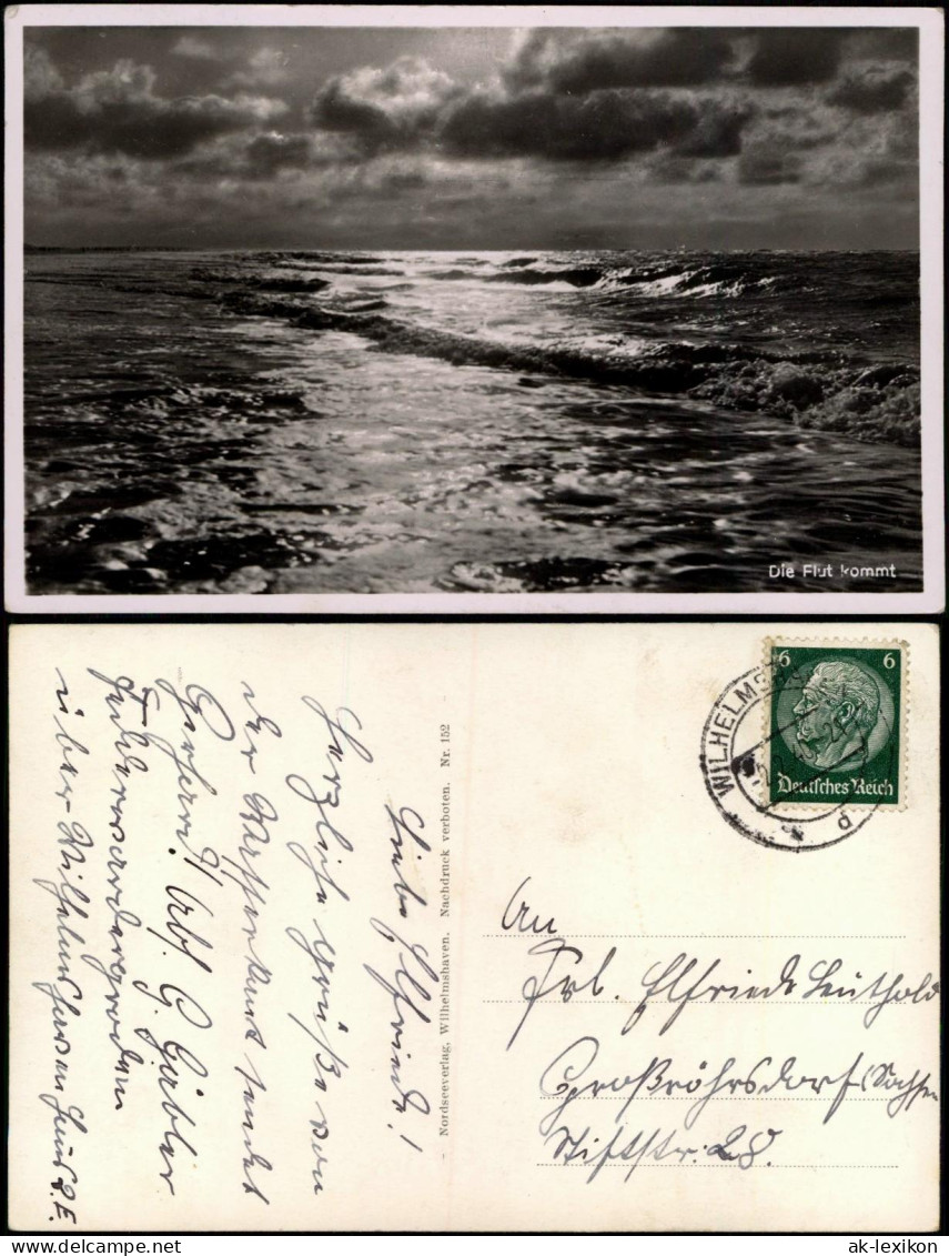 Ansichtskarte  Meer ::: Nordsee Die Flut Kommt - Stimmungsbild 1940 - Unclassified