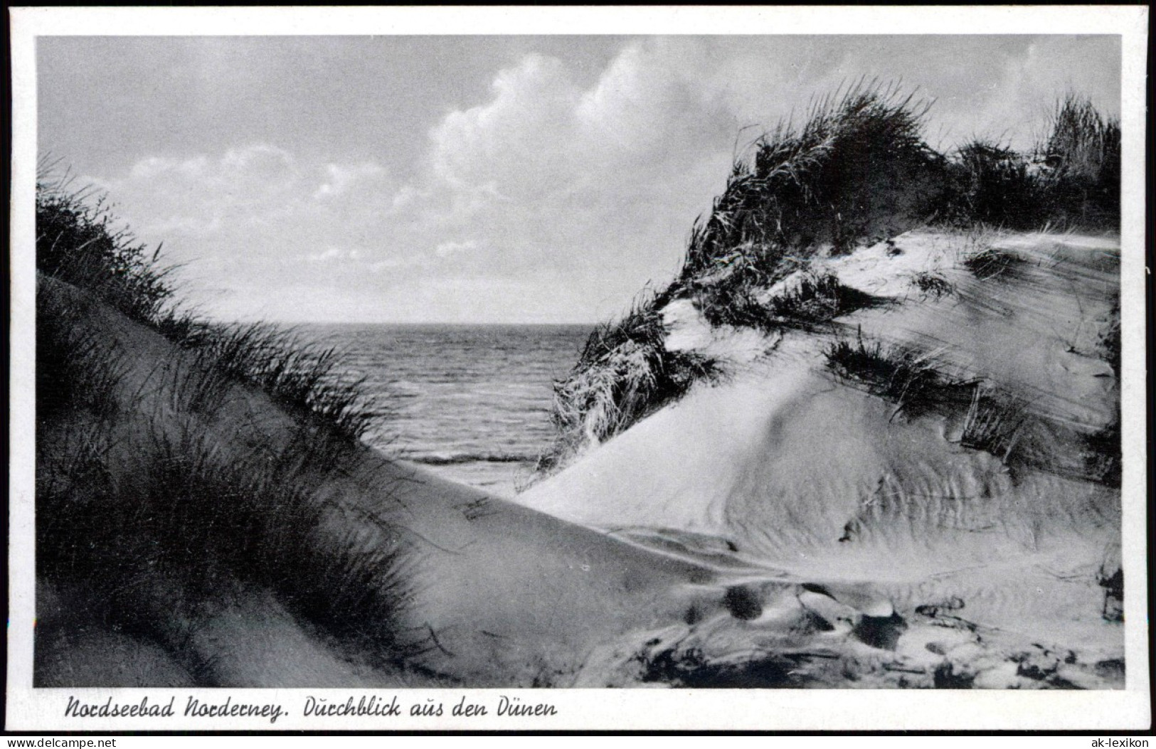 Ansichtskarte Norderney Durchblick Aus Den Dünen 1956 - Norderney